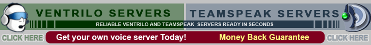 Best TeamSpeak / Vent hosting.